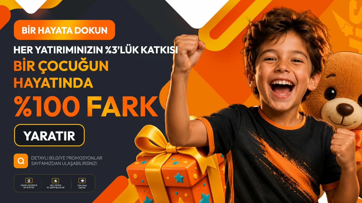 Her yatırımınızın %3'ü, %100 umut yaratır!